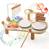 MusicMakers Wooden Kids Instrument Set 3